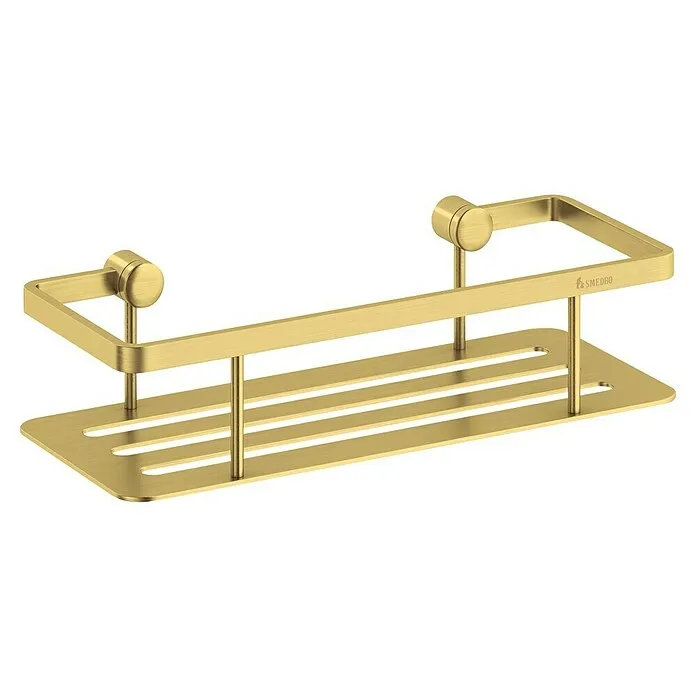 Smedbo Douchekorf SIDELINE DV3001S - 10,3 x 25 x 6 cm, Messing, Mat