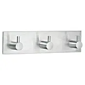Smedbo Handdoekhaken B1107 - 30 x 45 mm, Aantal haken: 3 st., Geborsteld, Chroom