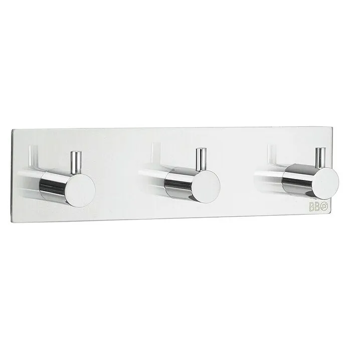 Smedbo Handdoekhaken BK1107 - 30 x 45 mm, Aantal haken: 3 st., RVS