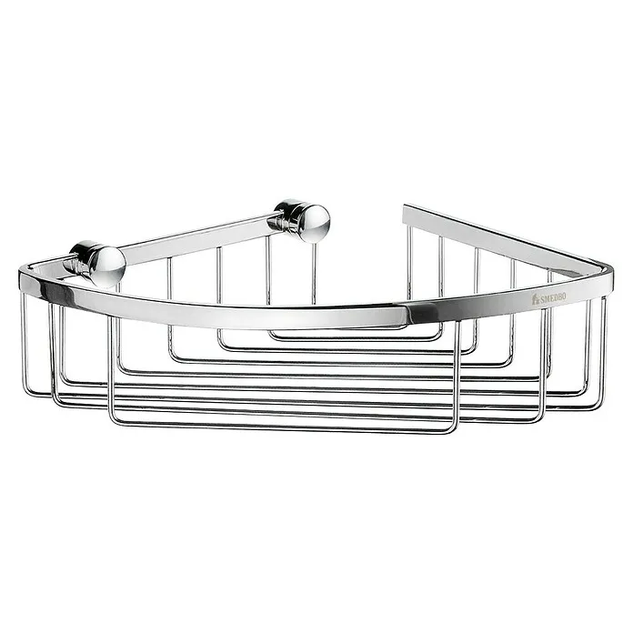 Smedbo Hoekdouchekorf SIDELINE DK2021 - 19,5 x 19,5 x 6 cm, RVS