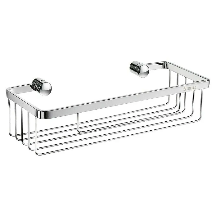 Smedbo Sideline Douchekorf DK2001 - 11 x 25 x 6 cm, Chroom, Glanzend
