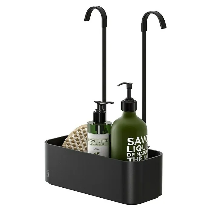 Tiger Douchekorf hangend 2-Store - 12,2 x 24,9 x 34,3 cm, Zwart