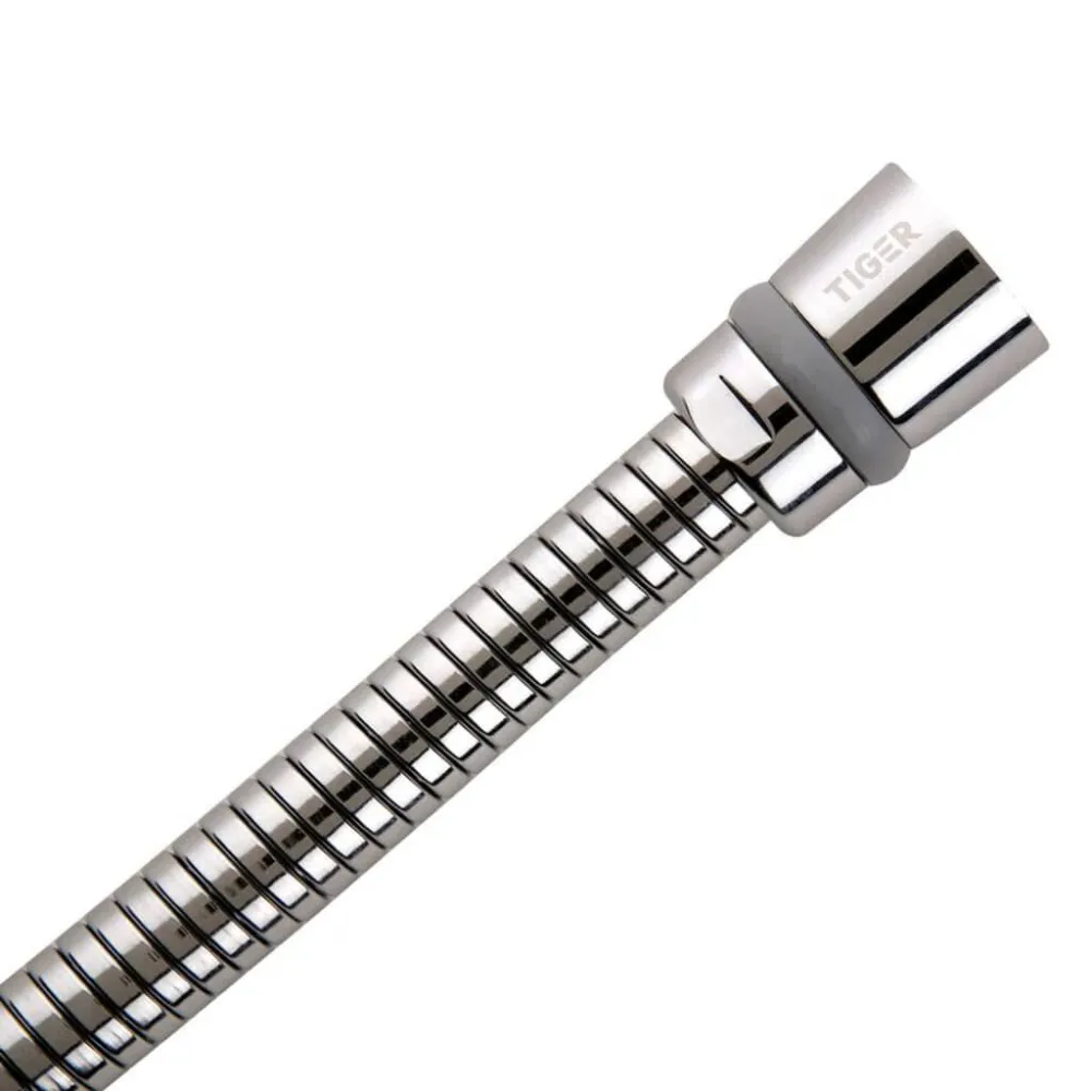 Tiger Doucheslang Ultrahose 150 cm chroomkleurig