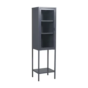 Vitrinekast MISHA SC41 1D 41x35x150 Grijs