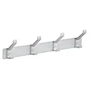Walteco Handdoekhaken - l x b x h: 295 x 55 x 85 mm, Aantal haken: 4 st., Aluminium