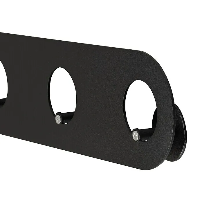 Walteco Handdoekhaken - l x b x h: 500 x 30 x 82 mm, Aantal haken: 5 st., Metaal