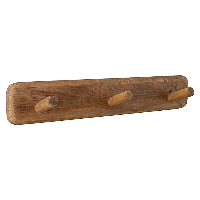 Walteco Handdoekhaken - l x b x h: 525 x 99 x 100 mm, Aantal haken: 3 st., Hout