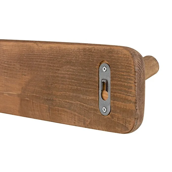 Walteco Handdoekhaken - l x b x h: 525 x 99 x 100 mm, Aantal haken: 3 st., Hout