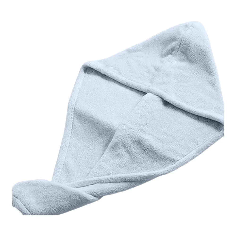 Haarhanddoek - 3 Stuks - Roze, Blauw en Grijs - Microvezel Handdoek Krullend Haar - Handdoek voor Haar - Hair Towel - Hoof...