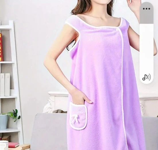 Sasemy® - Draagbare badhanddoek roze 140 x 80 cm – Wearable towel - Saunakilt - 2--1 Badjas en- Handdoek – Sauna handdoek...