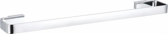 Luzzo® Piazzo Messing Enkel wand Handdoekrek 60cm - chroom