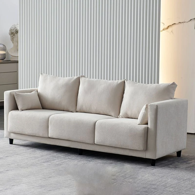 29.53" H Square Arm Sofa Loose Back Slipcovered Sofa Living Room - Perfecte Pasvorm 67l