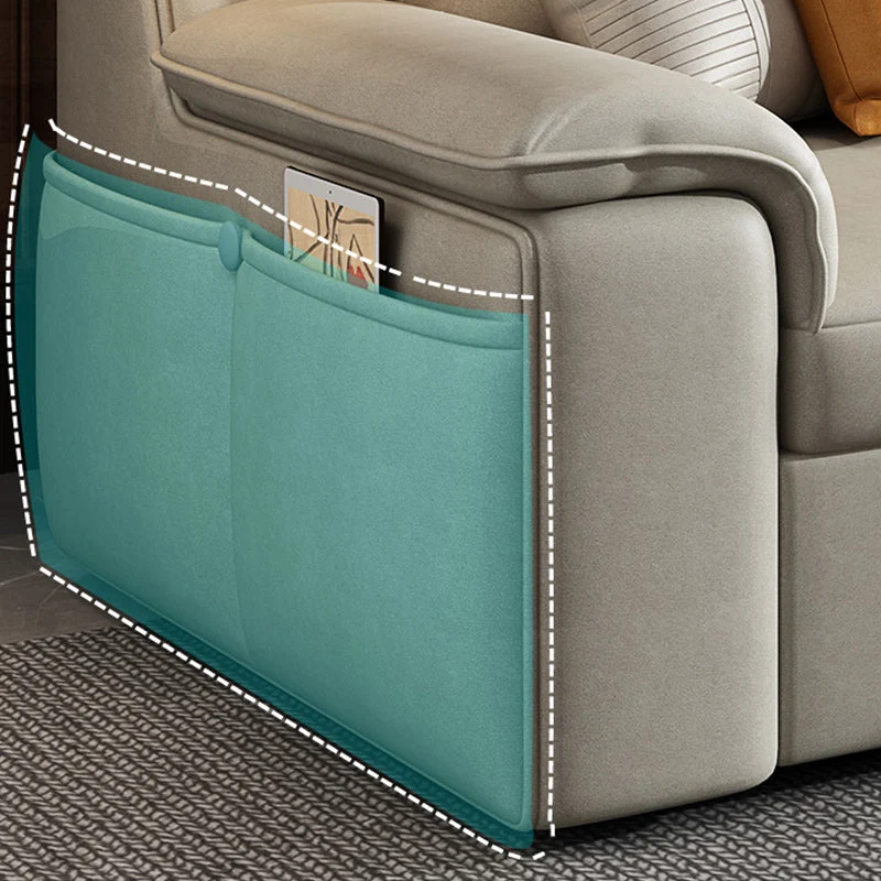 32"W Scandinavian Futon Sofa Bed Leather Ivoor Futon Sleeper Sofa | Makkelijk te Reinigen 51l