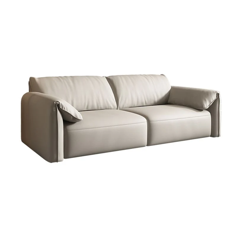 41.34" Wide Contemporary Futon Sofa Bed White Futon Effen Wood Sleeper Sofa 86