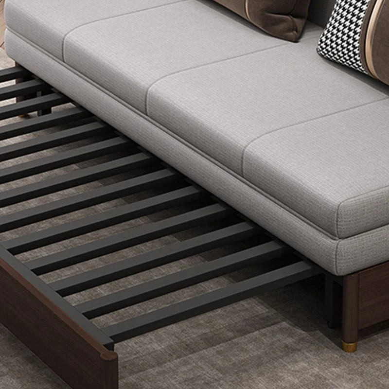 Bureaustoel 31" Wide Glam Futon Sofa Bed Natuurleer Gray Futon Sleeper Sofa 45l