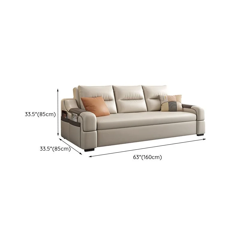 Contemporary Foldable Futon Sleeper Sneeuwwit Futon Sleeper Sofa Storage 55l