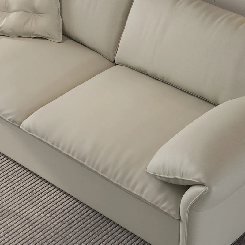 Eetkamerstoel Contemporary Beige Futon Sleeper Sofa Bed Uni Wood Storage 53l