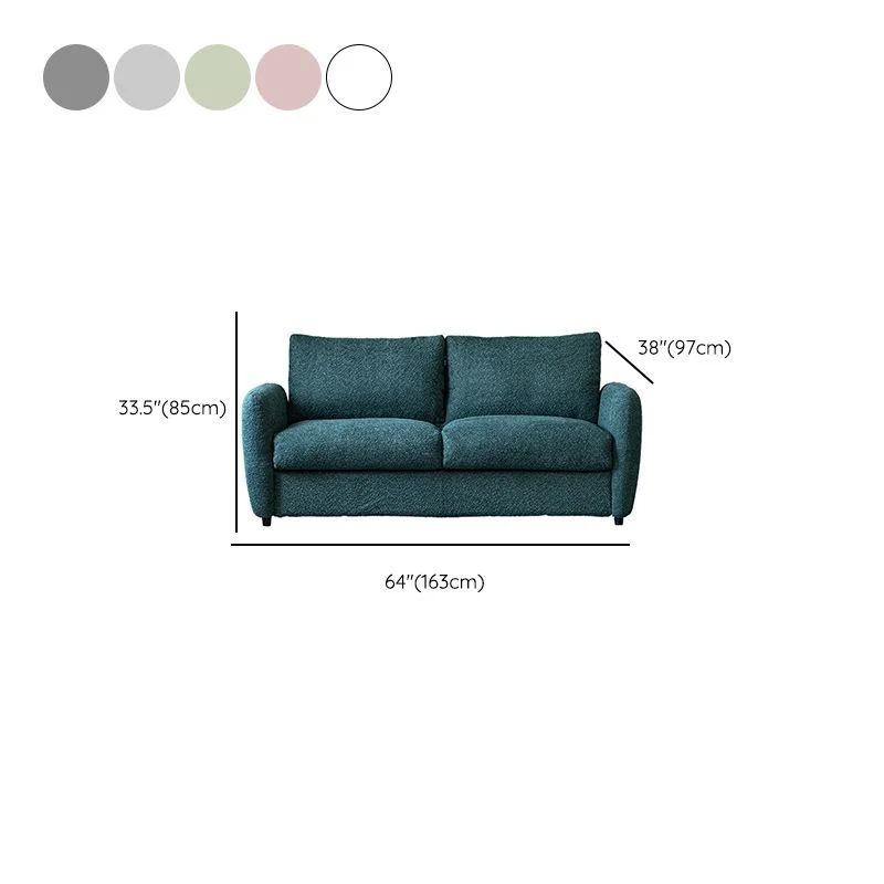 Eetkamerstoel 38" Sprei Scandinavian Sofa Futon Foldable Upholstered Sleeper Sofa 52l