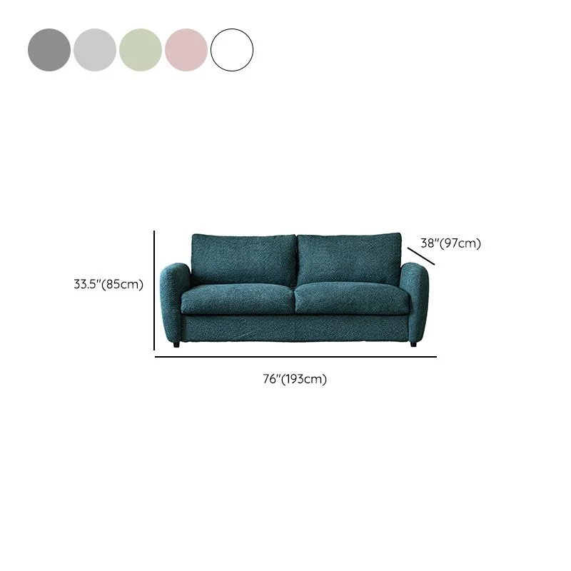 Eetkamerstoel 38" Sprei Scandinavian Sofa Futon Foldable Upholstered Sleeper Sofa 52l
