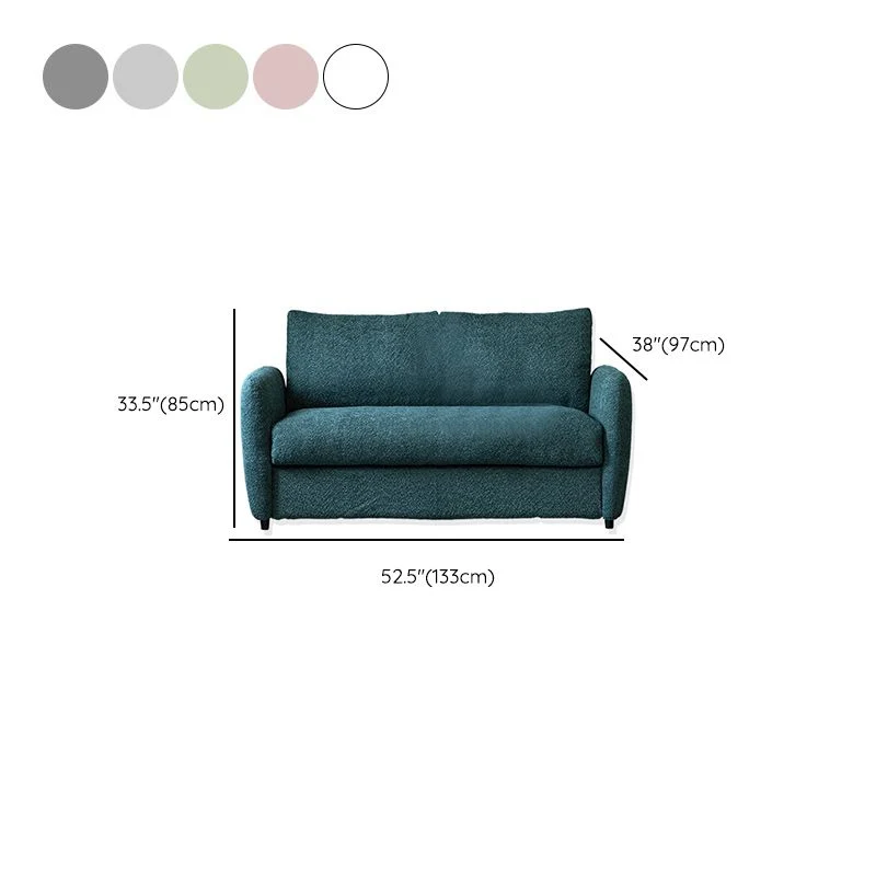 Eetkamerstoel 38" Sprei Scandinavian Sofa Futon Foldable Upholstered Sleeper Sofa 52l