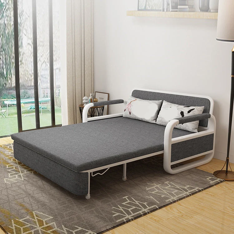 Fabric Square Arms Futon Sleeper Sofa Pillow Included Loveseat | Makkelijk te Reinigen 50l