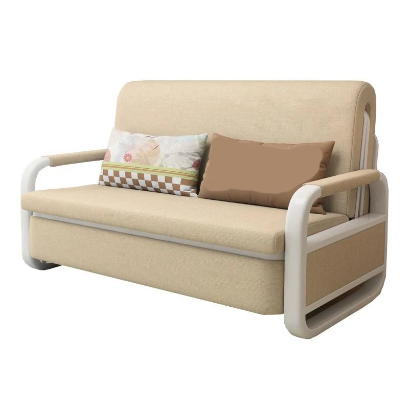 Fabric Square Arms Futon Sleeper Sofa Pillow Included Loveseat | Makkelijk te Reinigen 50l