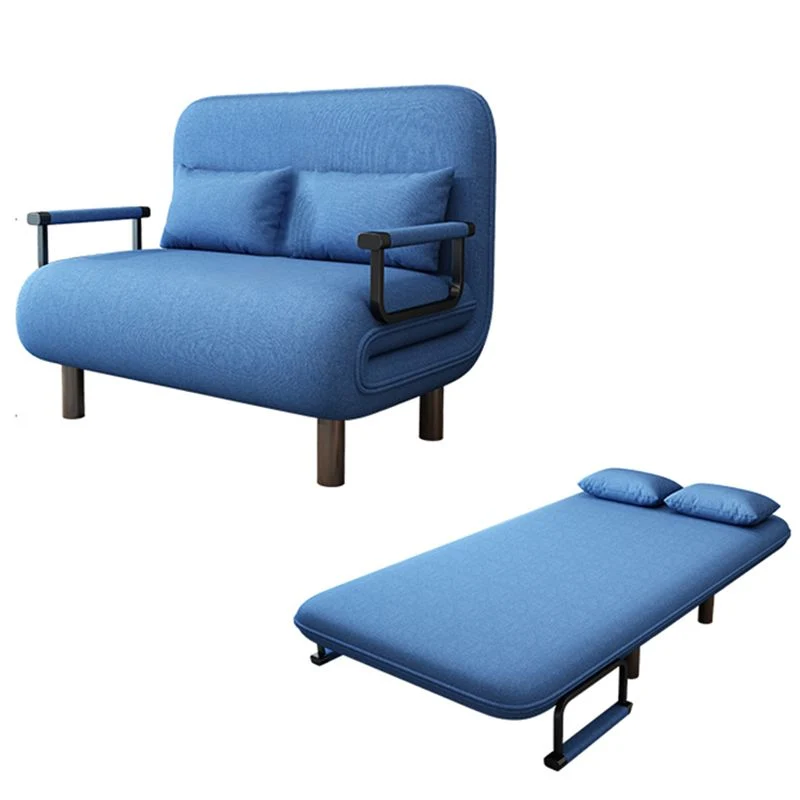 Scandinavian Futon Sleeper Sofa Bed Fabric Omvormbaar Sofas Bedroom 32l