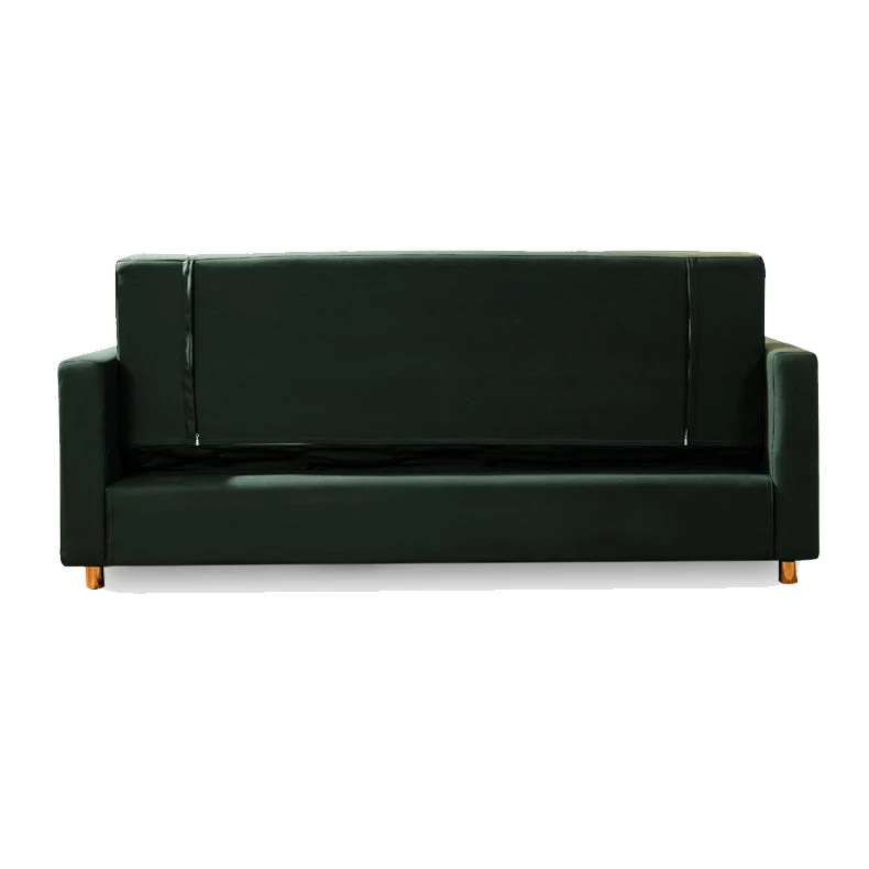 Square Arms Futon Samenvouwbaar Pillow Included Sleeper Sofa Storage - Perfecte Pasvorm 59l
