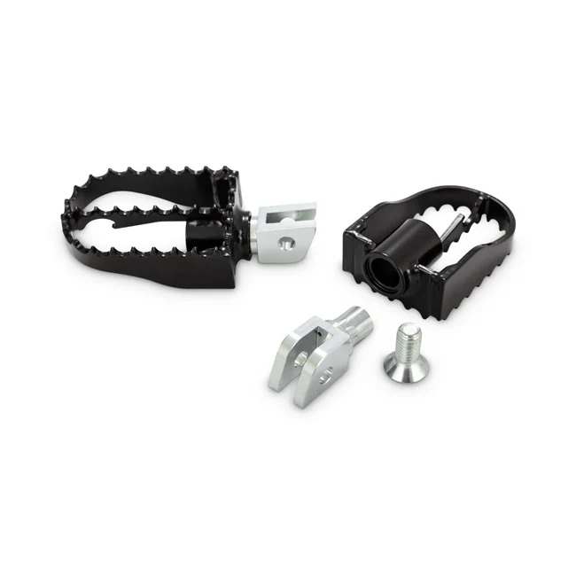 Stretch stof Burly, Mx Style Footpegs Para Harley Davidson