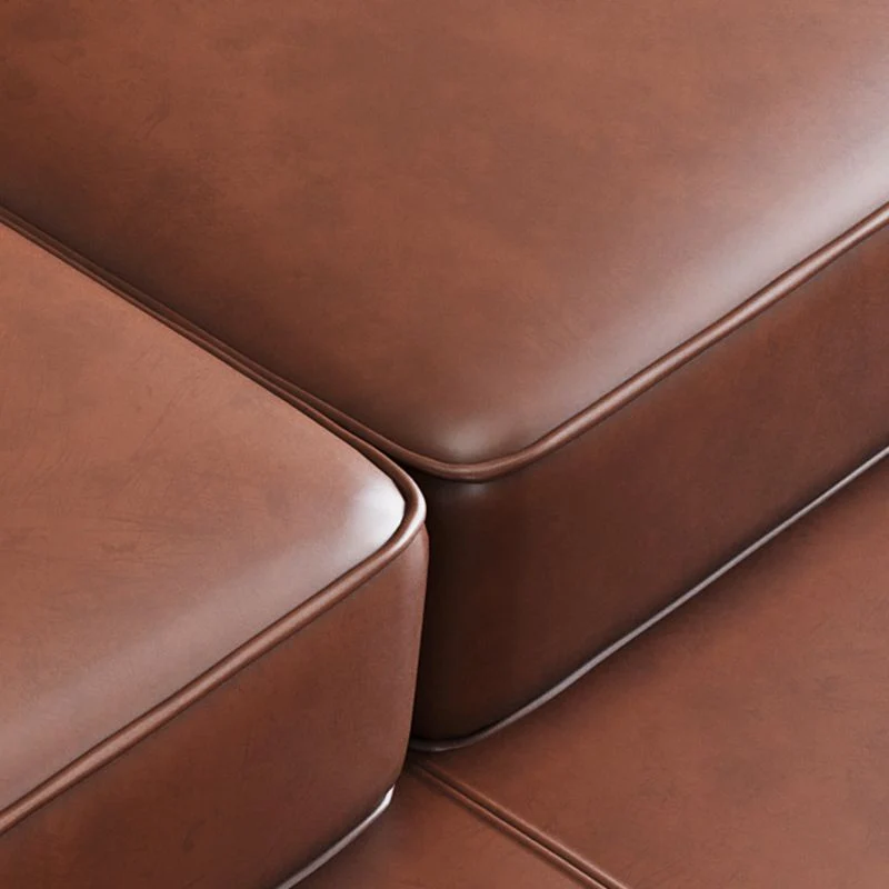 Traditional Leer Futon Sleeper Sofa Brown Sofa Bed Storage 85l