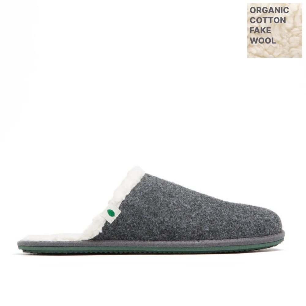 Vegan home slipper grijs SAW002 40