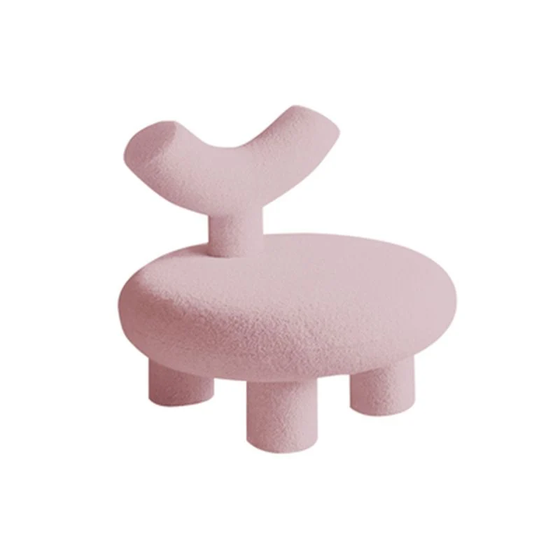 Wol Slipper Chair Modern Armless Slipper Chair Living Room, Bedroom voor binnen- en buitengebruik 21l