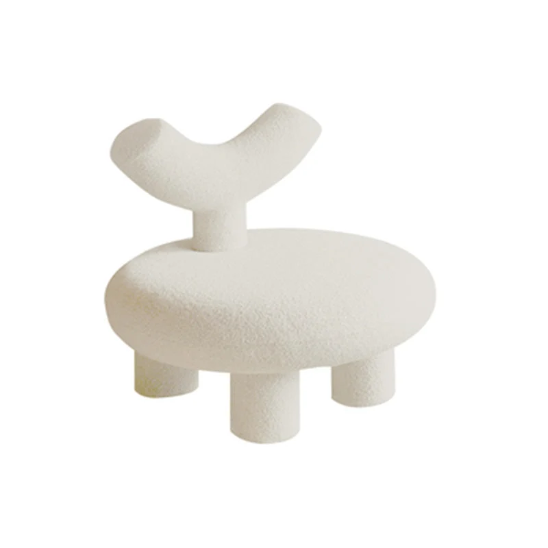 Wol Slipper Chair Modern Armless Slipper Chair Living Room, Bedroom voor binnen- en buitengebruik 21l