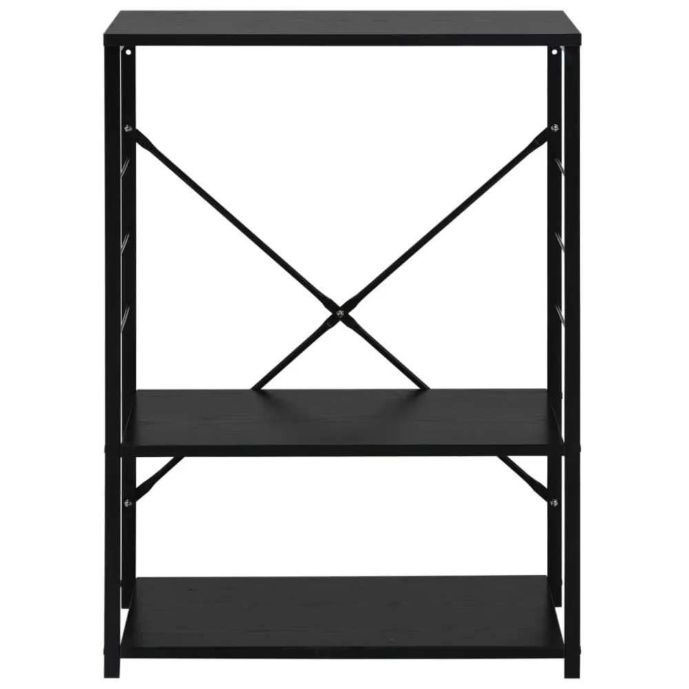 Magnetronkast 60x39,6x79,5 cm bewerkt hout zwart
