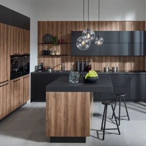 Voorbeeld keuken hout