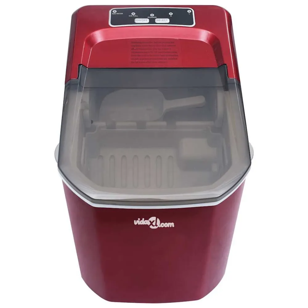 IJsblokjesmachine 1,4 L 15 kg/24 u rood