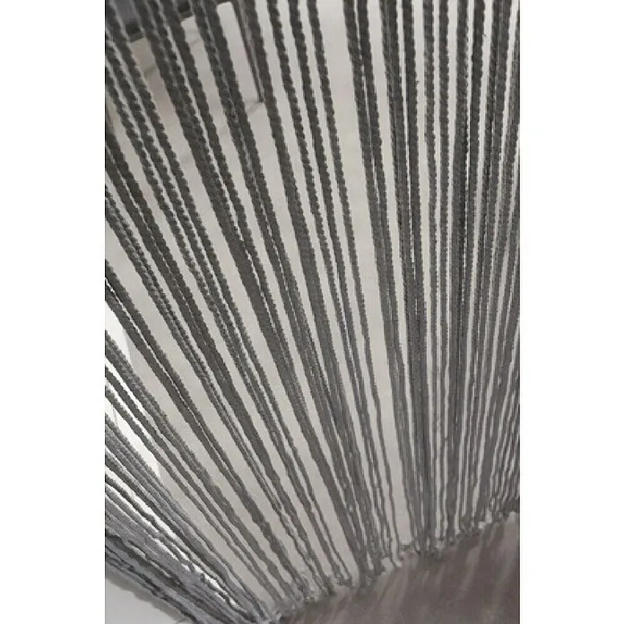 Deurgordijn - Grijs, Kunststof, b x h: 100 x 200 cm