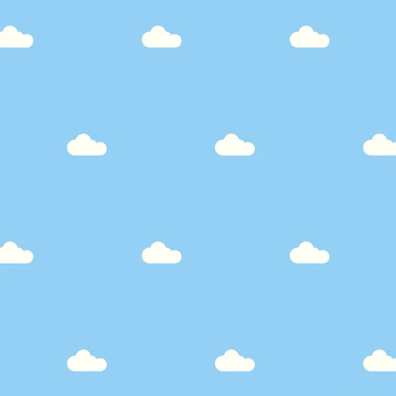 Eigentijdse Sky View muurschildering voor badkamer, volledige wandbekleding zachte kleuren