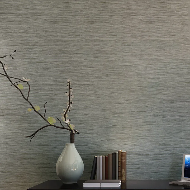 Grasgeweven niet-geplakte wandbekleding, 33 voet x 20,5 inch, Morandi-kleur