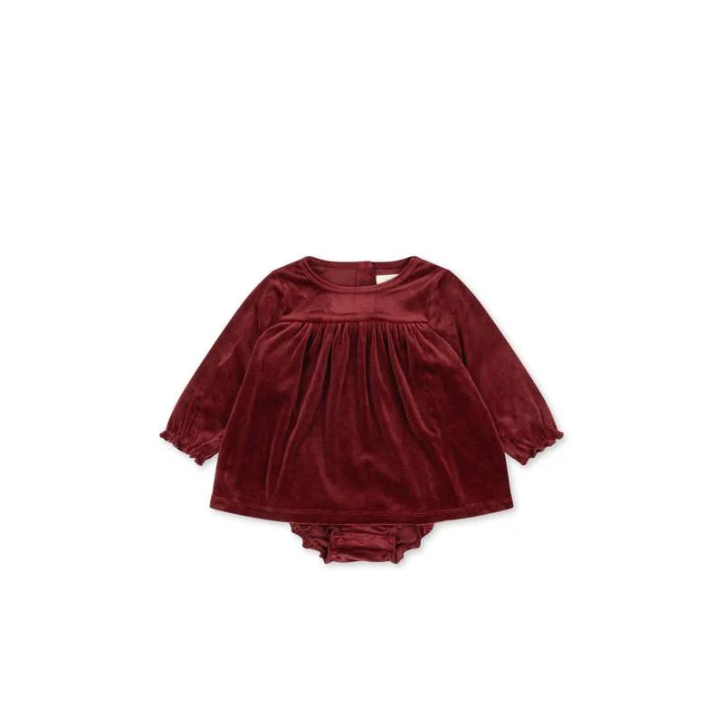 Konges Sløjd Jingle Romper Jurk - GRS - Rode Dahlia