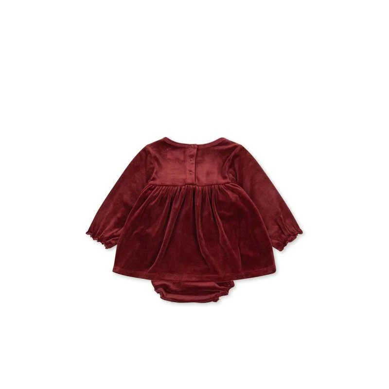 Konges Sløjd Jingle Romper Jurk - GRS - Rode Dahlia