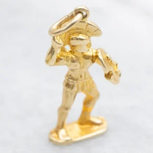 Roman Gladiator Charm Pendant