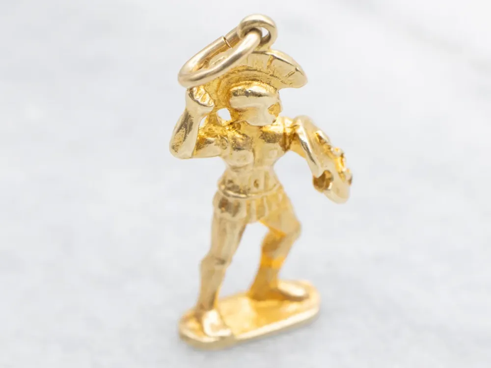 Roman Gladiator Charm Pendant