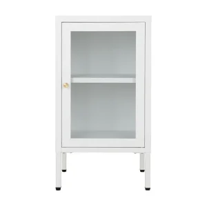 Vitrine de Salon Dalby, Blanc, 35x38x70 cm, EPIKASA