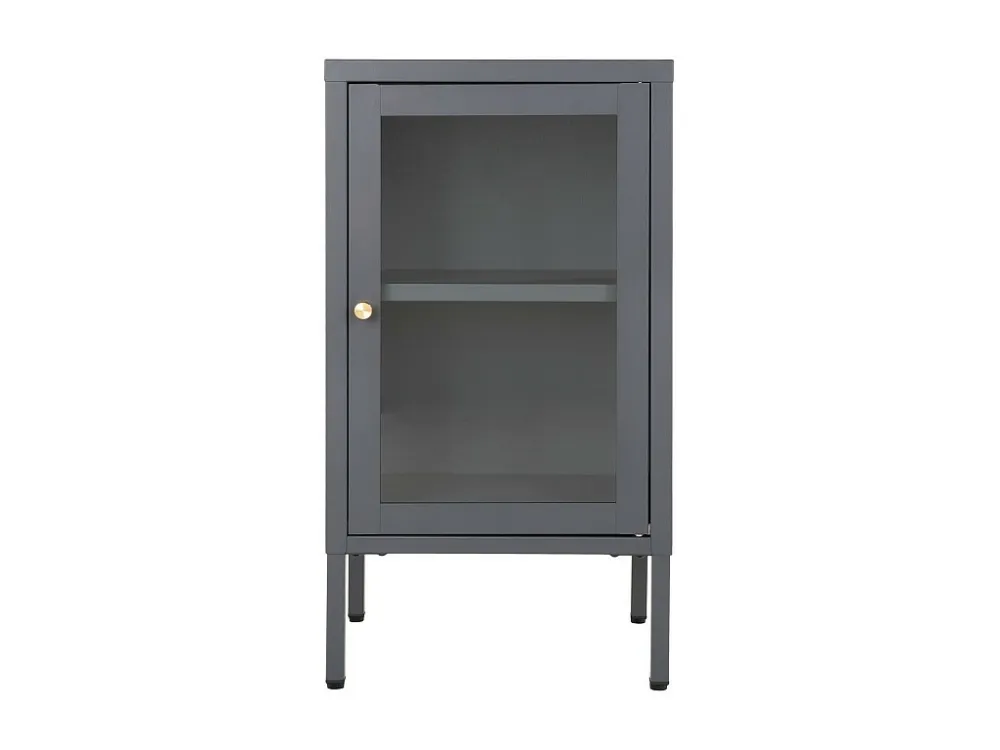 Vitrine de Salon Dalby, Gris, 35x38x70 cm, EPIKASA