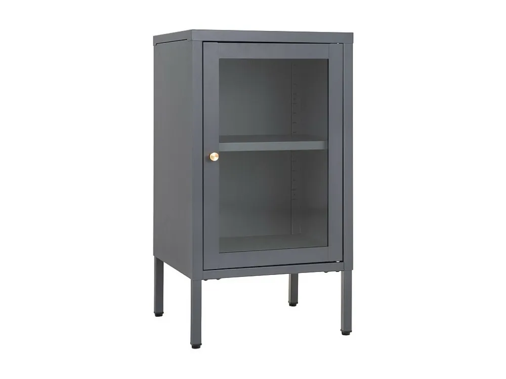 Vitrine de Salon Dalby, Gris, 35x38x70 cm, EPIKASA