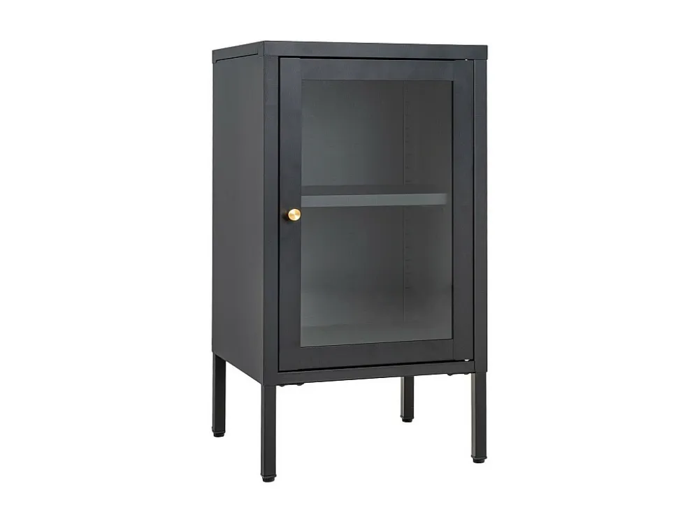 Vitrine de Salon Dalby, Noir, 35x38x70 cm, EPIKASA