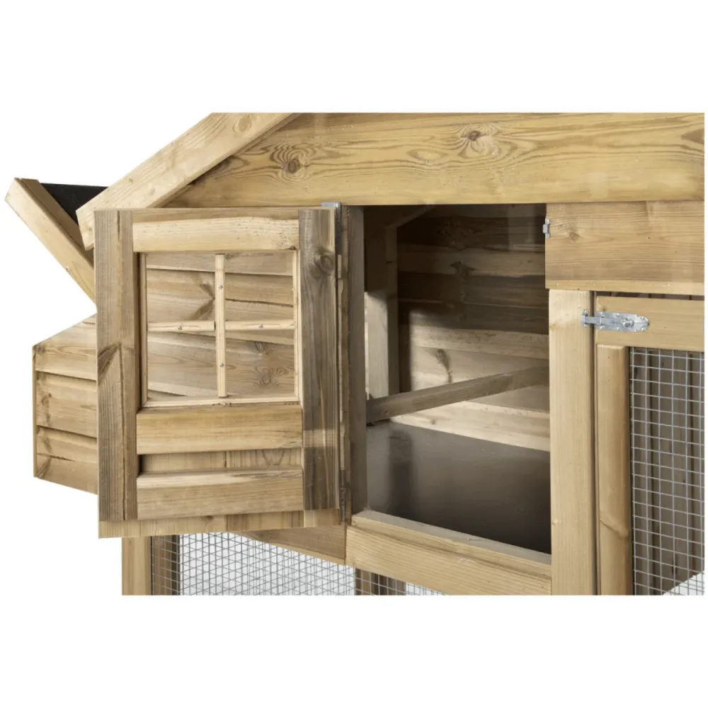 Voldux Konijnenkooi Romy links 300 x 90 x 160 cm