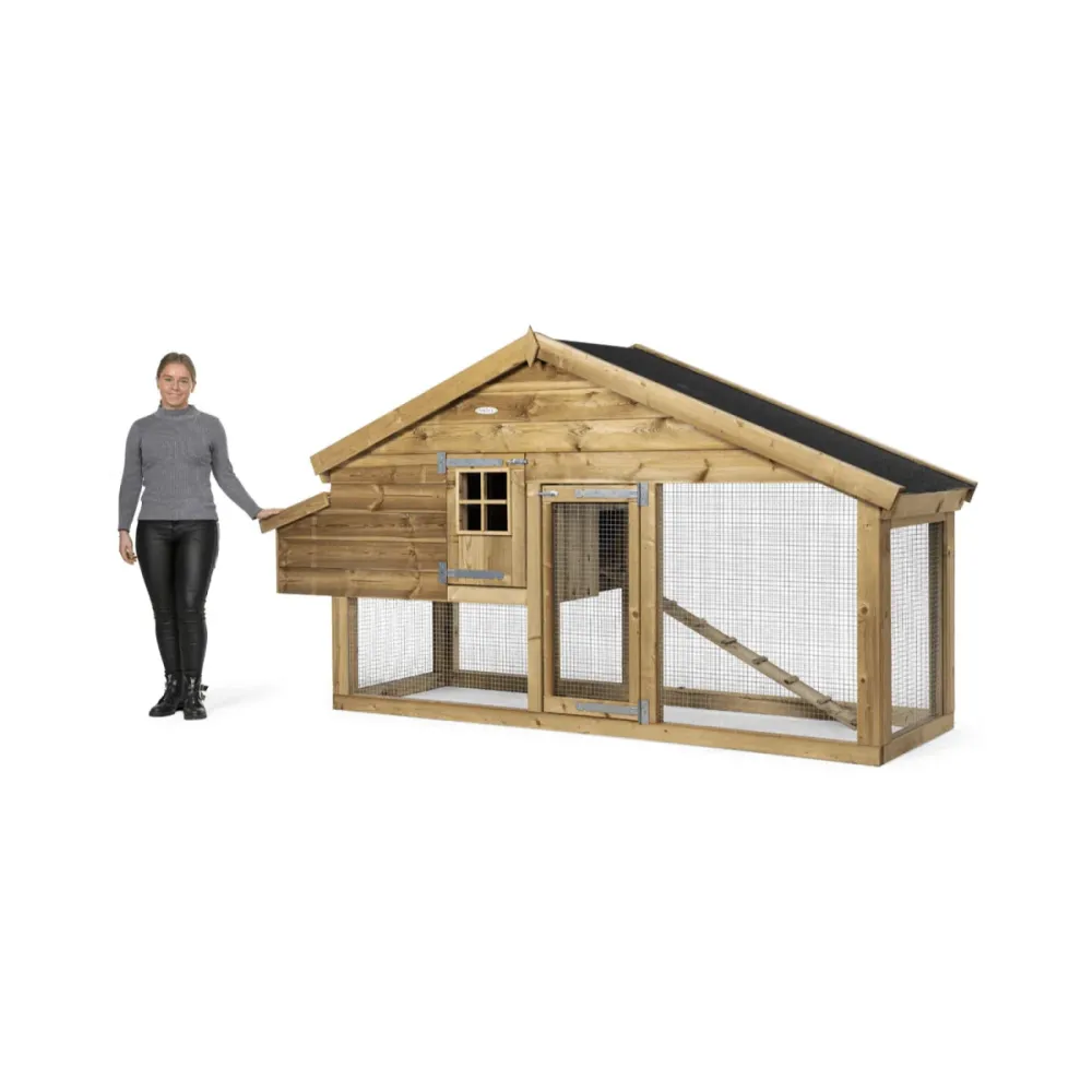 Voldux Konijnenkooi Romy links 300 x 90 x 160 cm