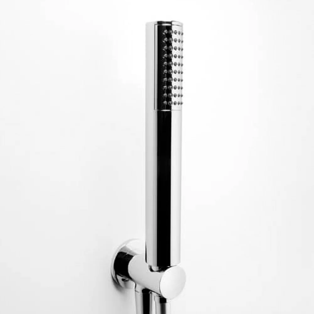 Ares duplex set round hand shower, aanpasbaar hose, and water inlet holder